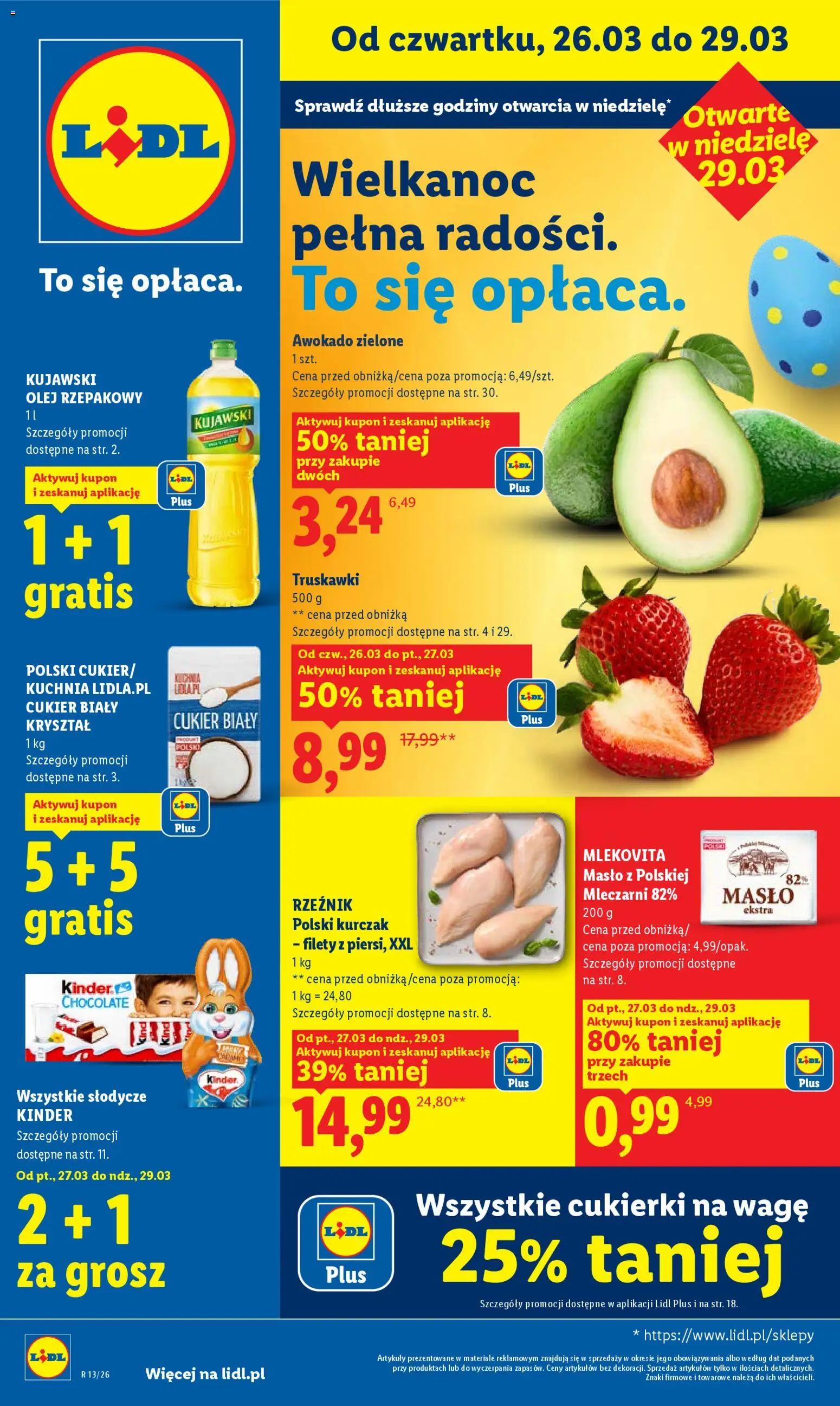 Lidl gazetka - strona 1- ważny od 26.03.2026