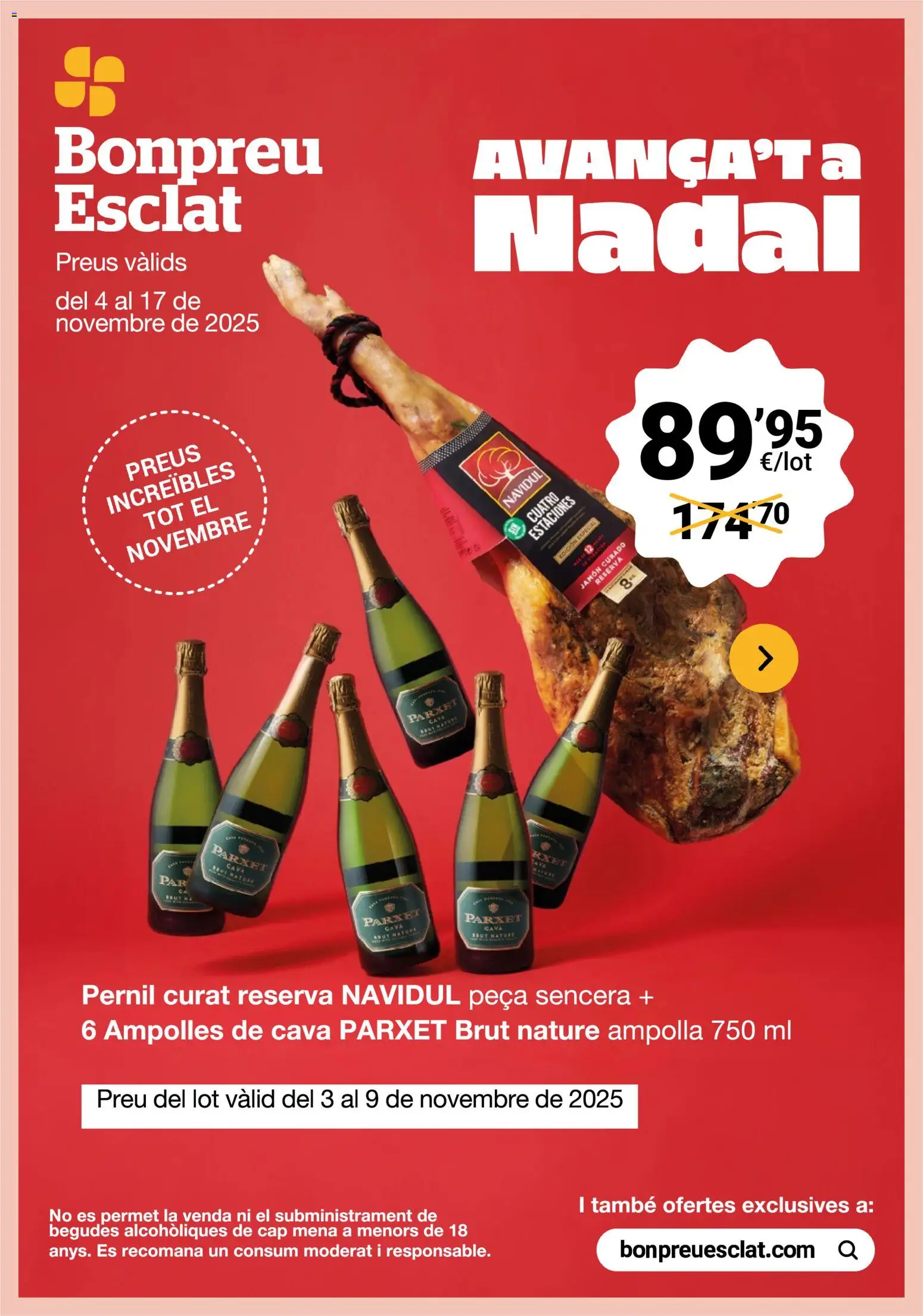 Bonpreu folleto - Página de 1 - Válido desde 04/11/2025