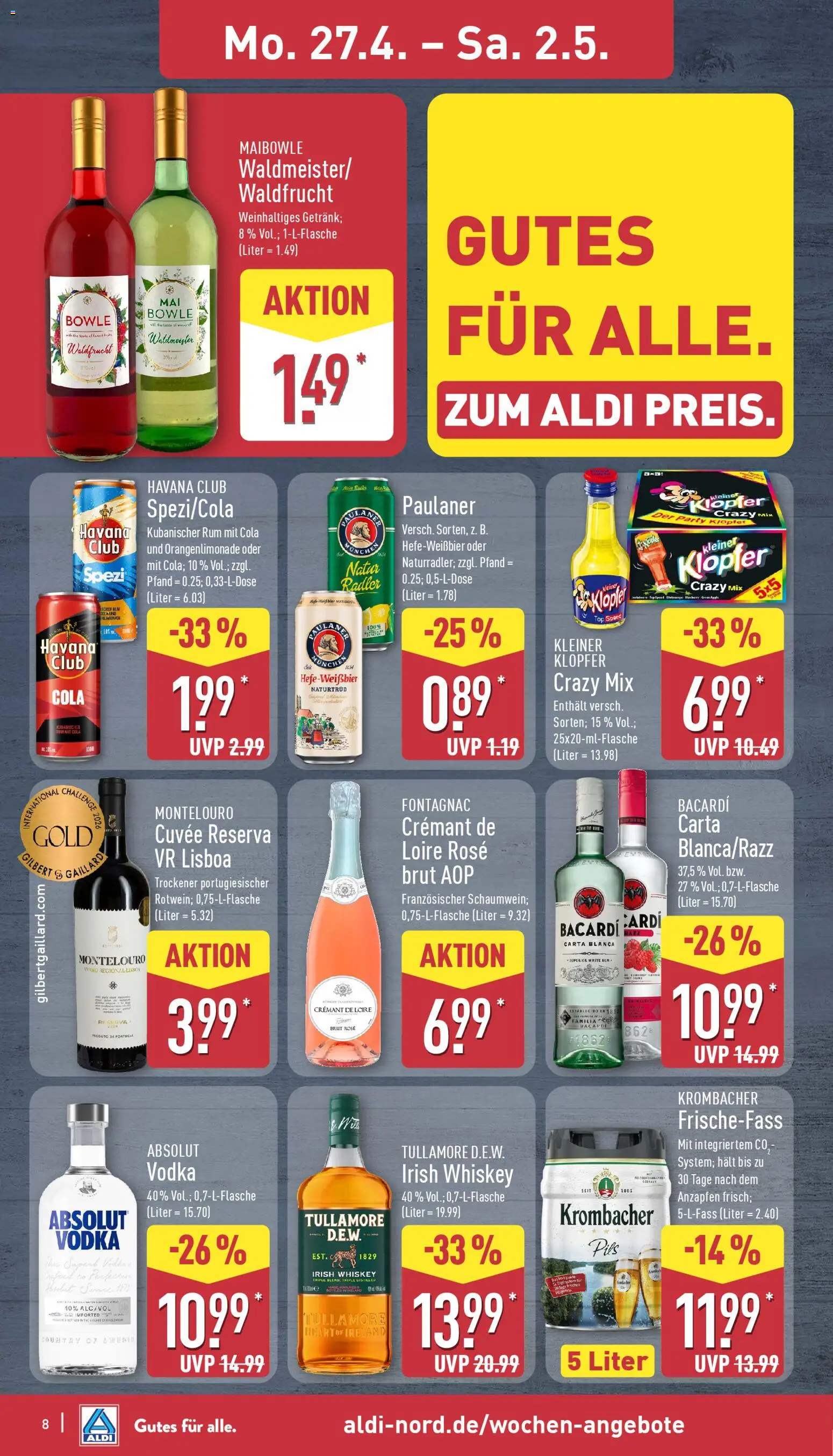 Aldi Prospekt 	 - Seite 8 - gültig ab 27.04.2026