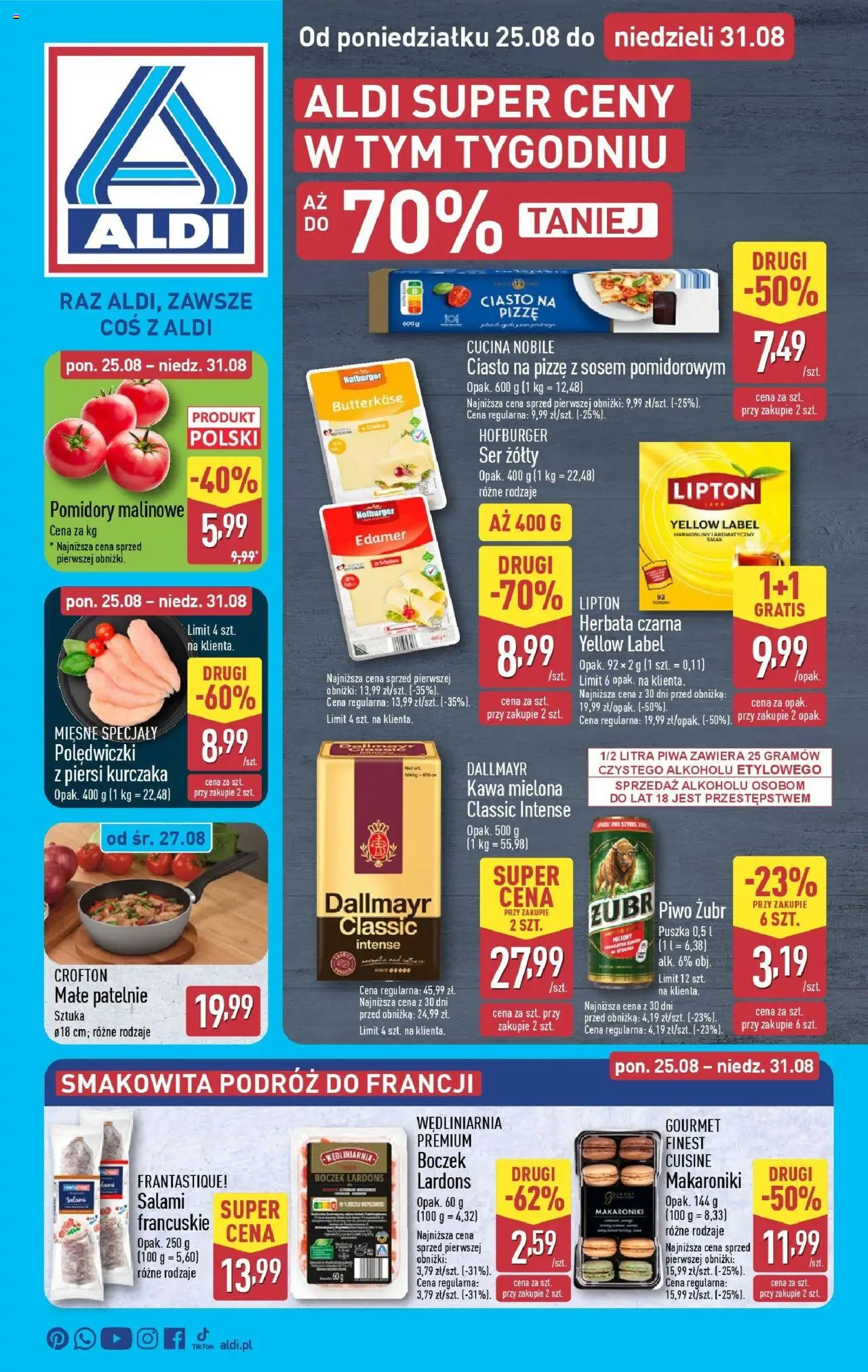 Aldi Gazetka - strona 1- ważny od 25.08.2025