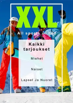 Esikatselu XXL tarjoukset voimassa alkaen 08/10/2025