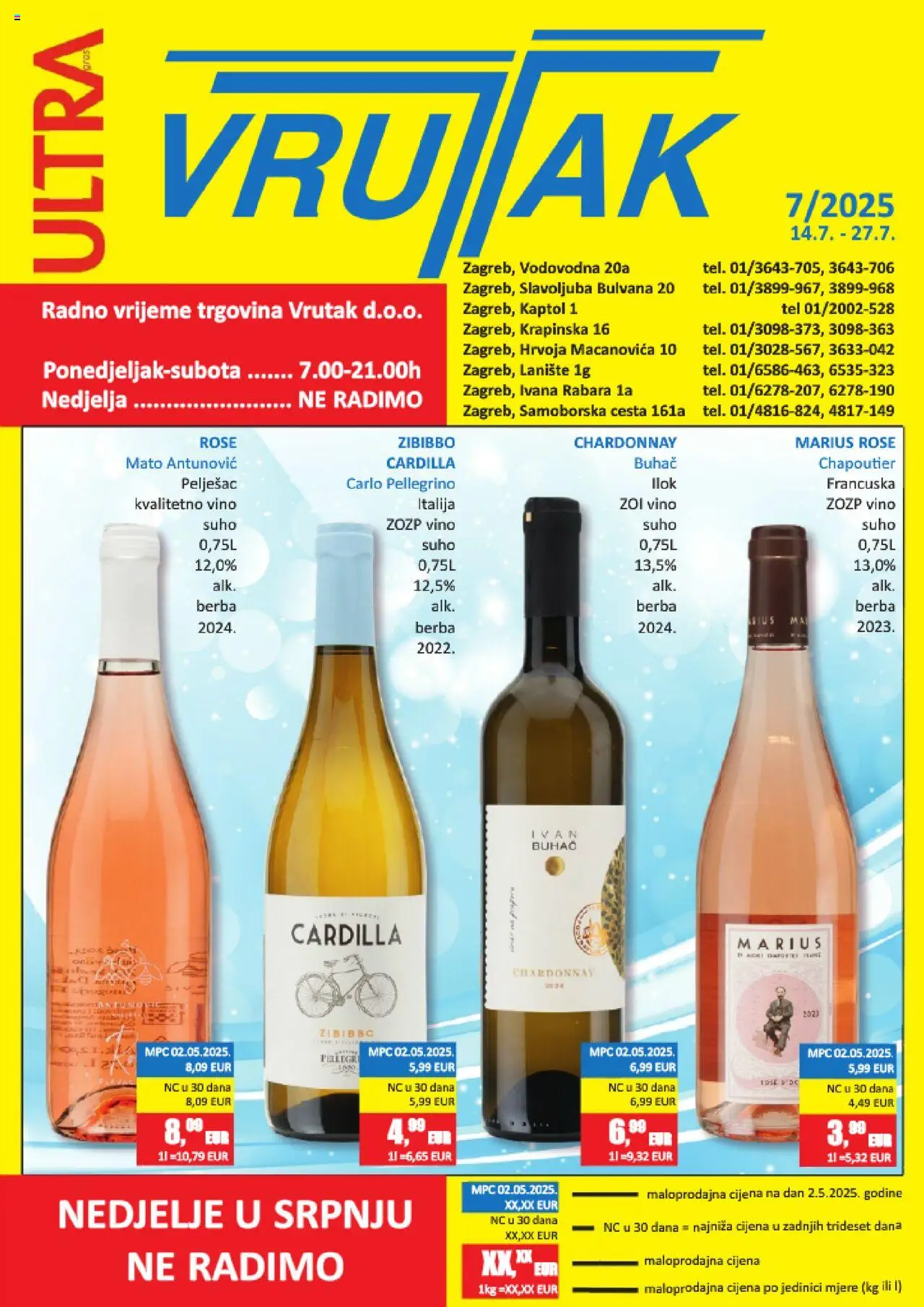 Katalog Vrutak - stranica 1- važeći od 14.07.2025