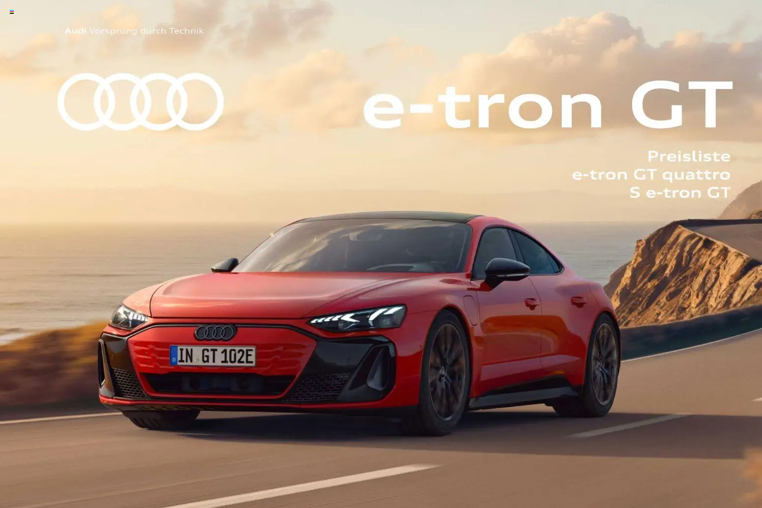 Audi e-tron GT - Seite 1 - gültig ab 28.10.2025