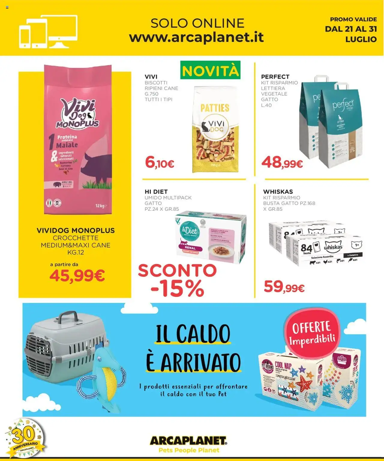 Volantino Arcaplanet	 - pagina 46 - valido dal 21/07/2025
