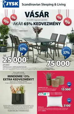 Előnézet JYSK szórólap érvényes 2025.07.16.-tól