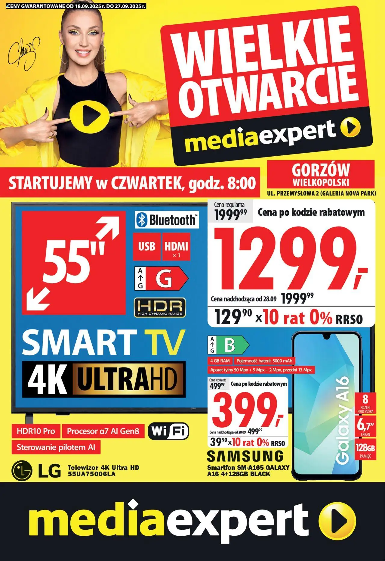 Mediaexpert Gazetka - Wielkie otwarcie Gorzów Wielkopolski - strona 1- ważny od 18.09.2025