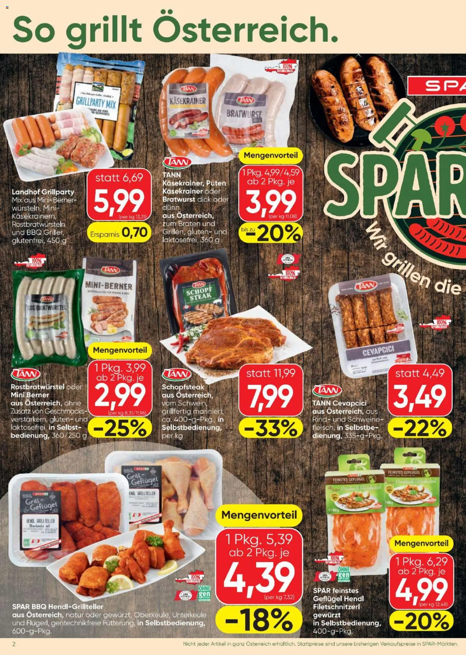 Spar - Flugblatt - page 2- valid from 09.04.2026