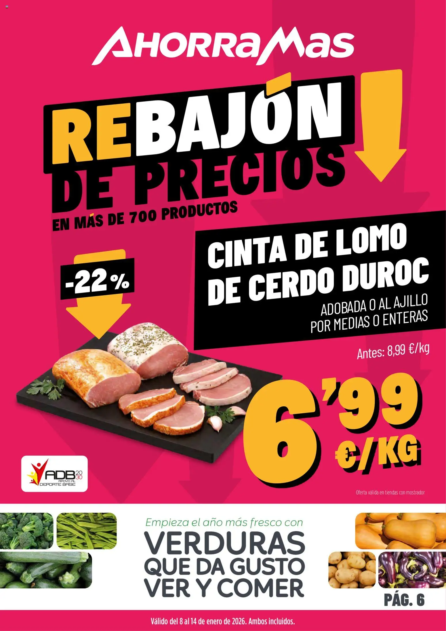AhorraMas folleto - Página de 1 - Válido desde 08/01/2026
