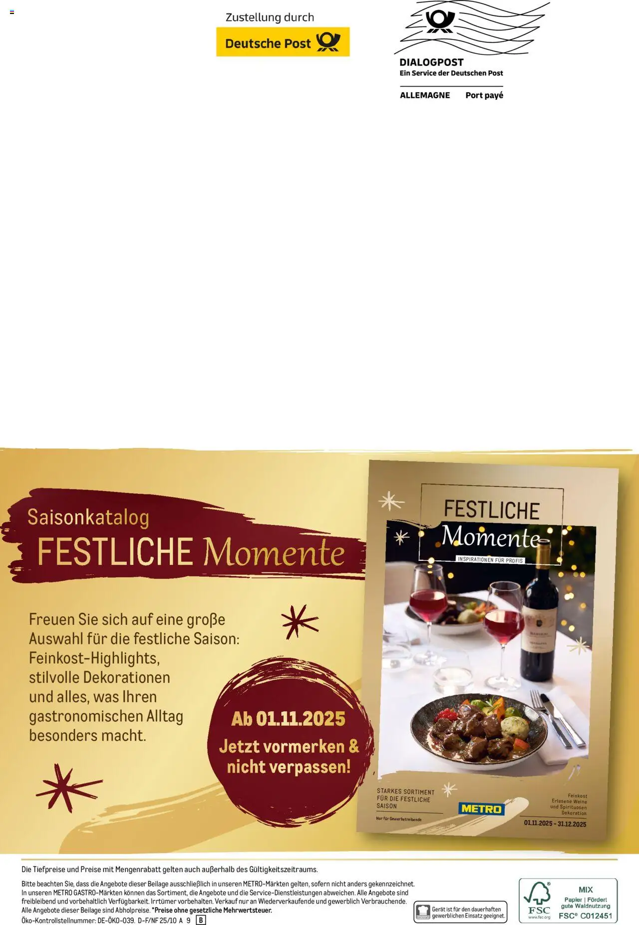 Metro Saisonkatalog "Perfekt ausgestattet" - Seite 44 - gültig ab 01.10.2025