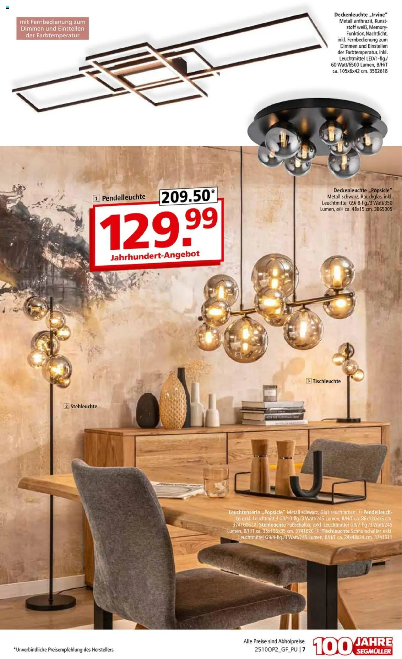Segmüller Leuchten Spezial - Seite 7 - gültig ab 29.09.2025