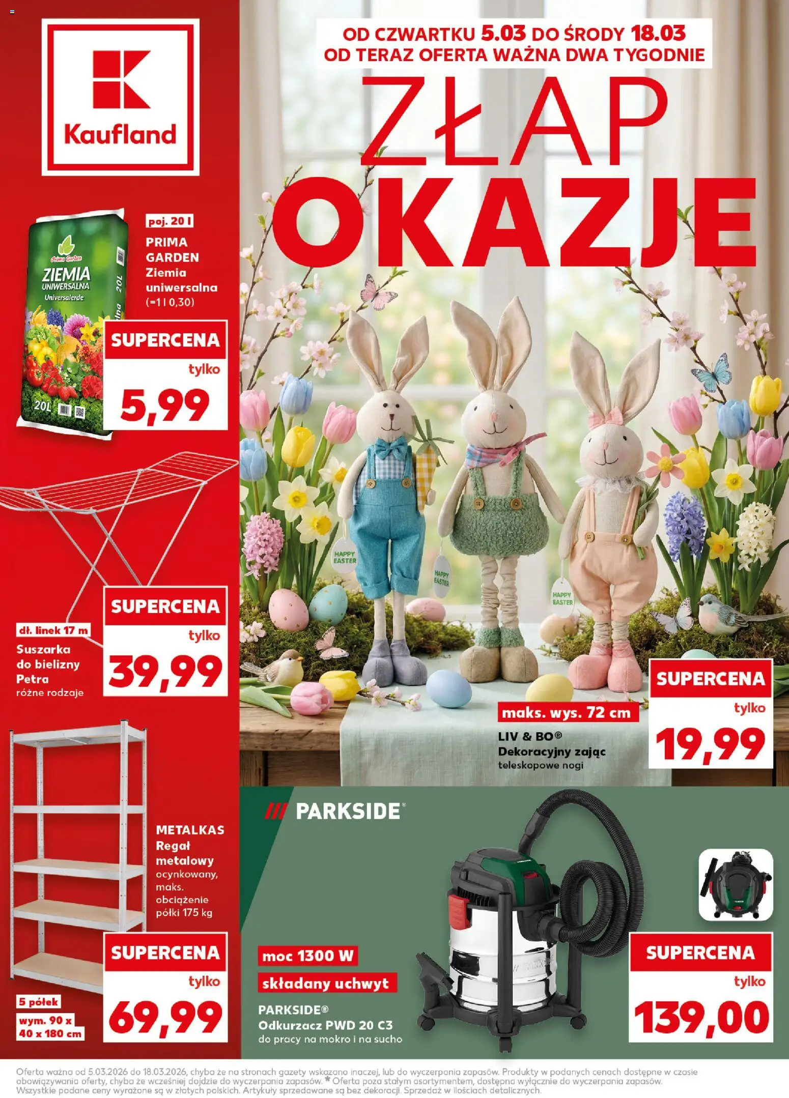 Kaufland Polsko leták - Złap okazje - strana 1- platný od 05.03.2026