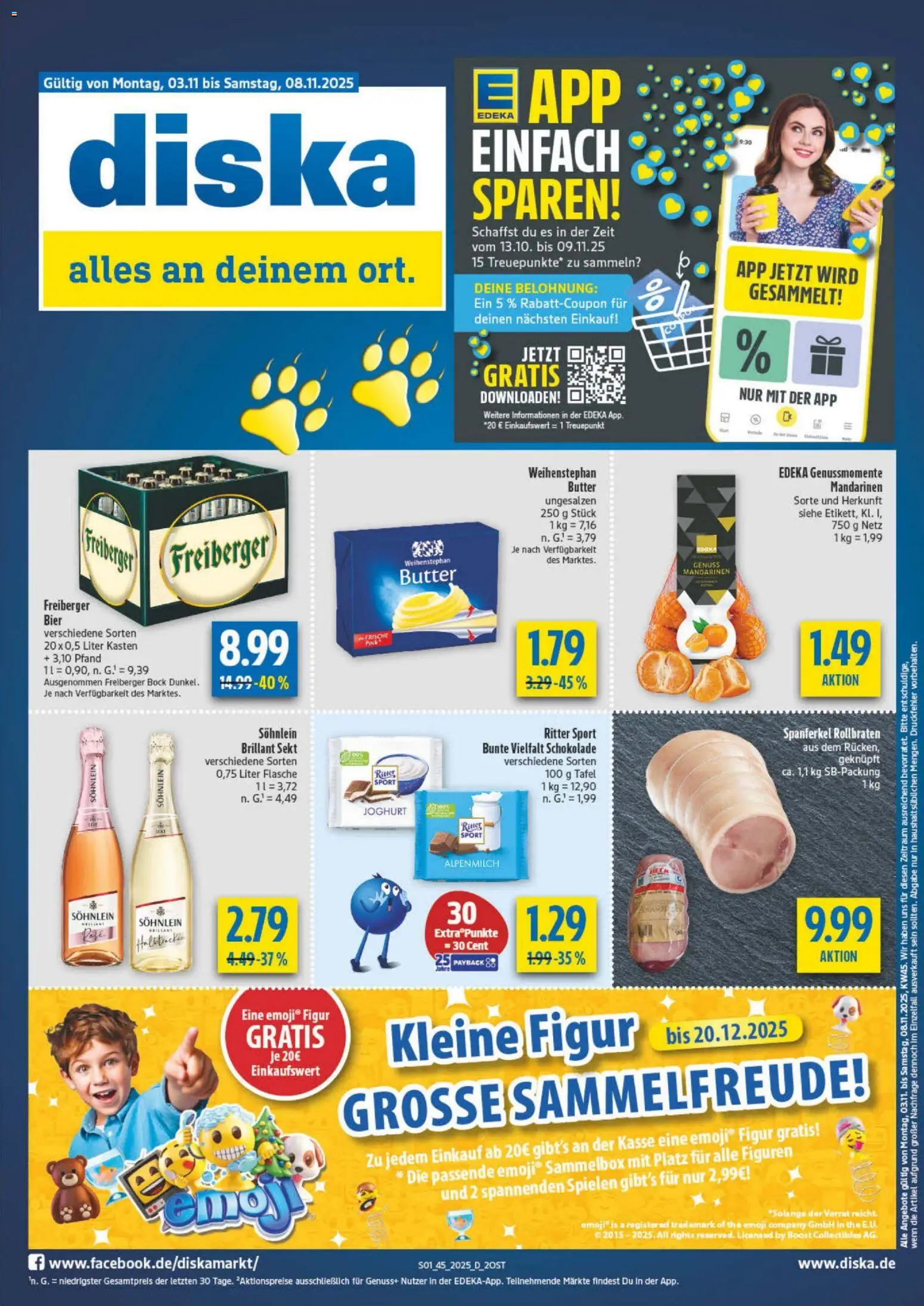 Diska - Diska Angebote Sachsen-Thüringen KW45 - Seite 1 - gültig ab 03.11.2025