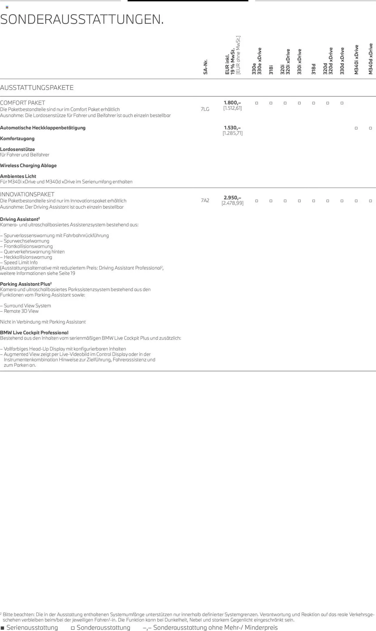 BMW 3er Limousine - Seite 18 - gültig ab 01.07.2025