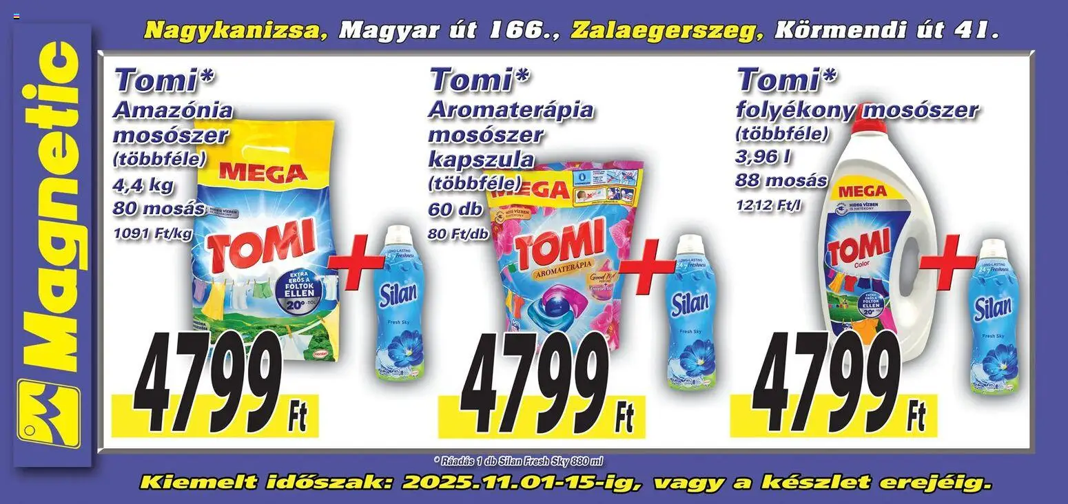 Magnetic - Óriásplakátok - 1oldal - érvényes 2025.11.01.-tól