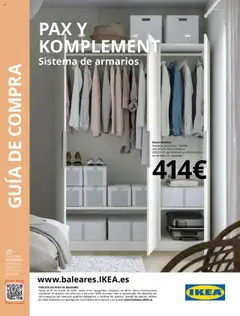 Vista previa del folleto Catálogo IKEA Pax y Komplement válido desde 01/09/2025