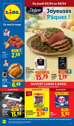 Aperçu LIDL catalogue semaine 14 valable à partir du 02/04/2026