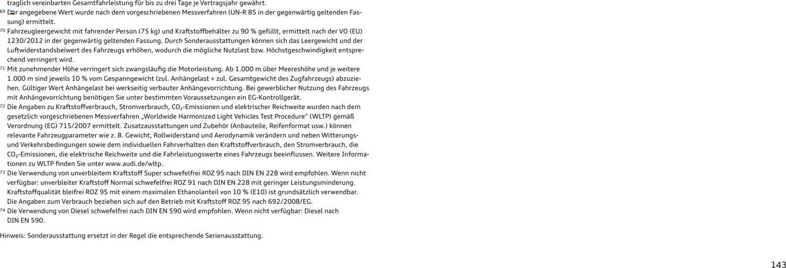 Audi Q3 - Seite 143 - gültig ab 29.01.2026