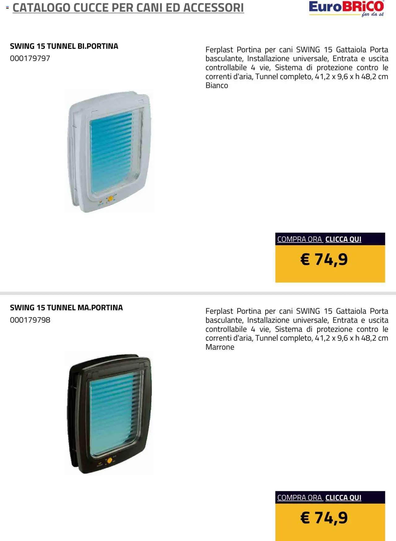 Eurobrico Cucce catalogo - pagina 12 - valido dal 15/07/2025