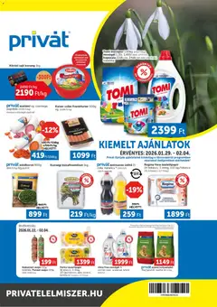 Előnézet PRIVÁT Akciós újság érvényes 2026.01.29.-tól