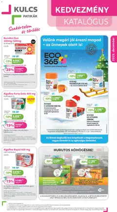 Előnézet Kulcs Patika Akciós újság érvényes 2025.12.01.-tól