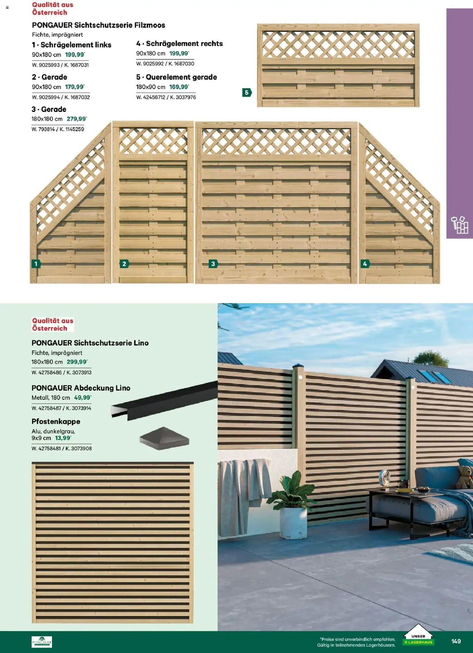 Lagerhaus Garten & Freizeit Katalog 2026 - Wien, Innsbruck - page 149- valid from 01.03.2026