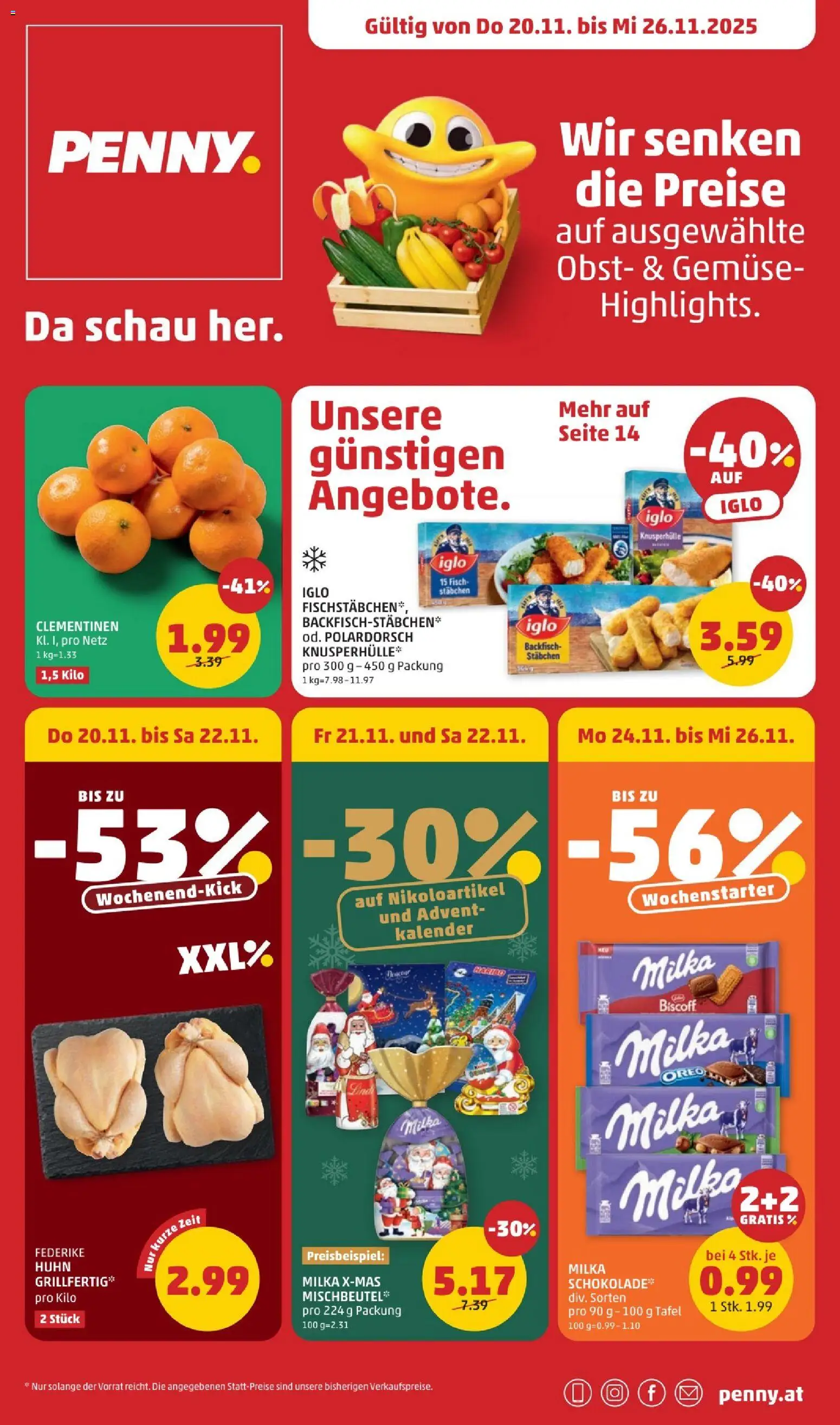 Penny Markt Flugblatt - Seite 1- gültig ab 20.11.2025