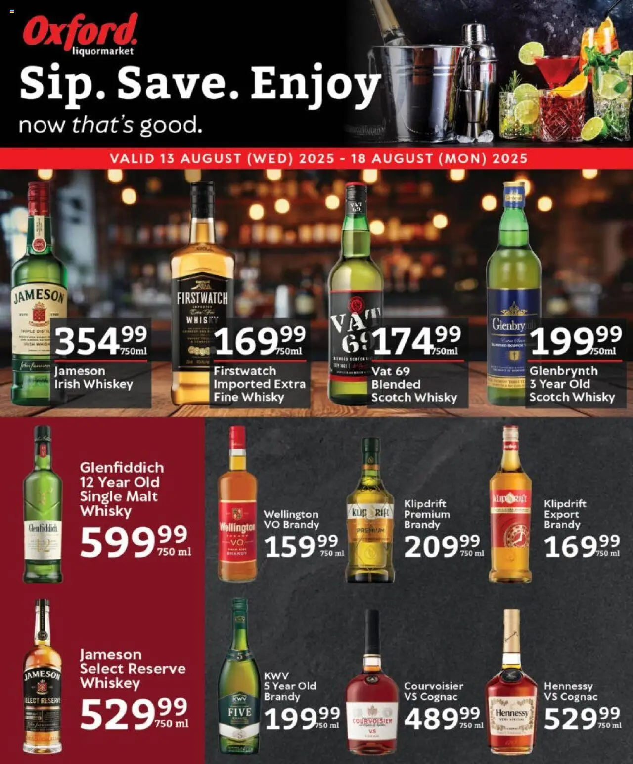 Oxford Freshmarket - Liquormarket - page 1- valid from 13/08/2025