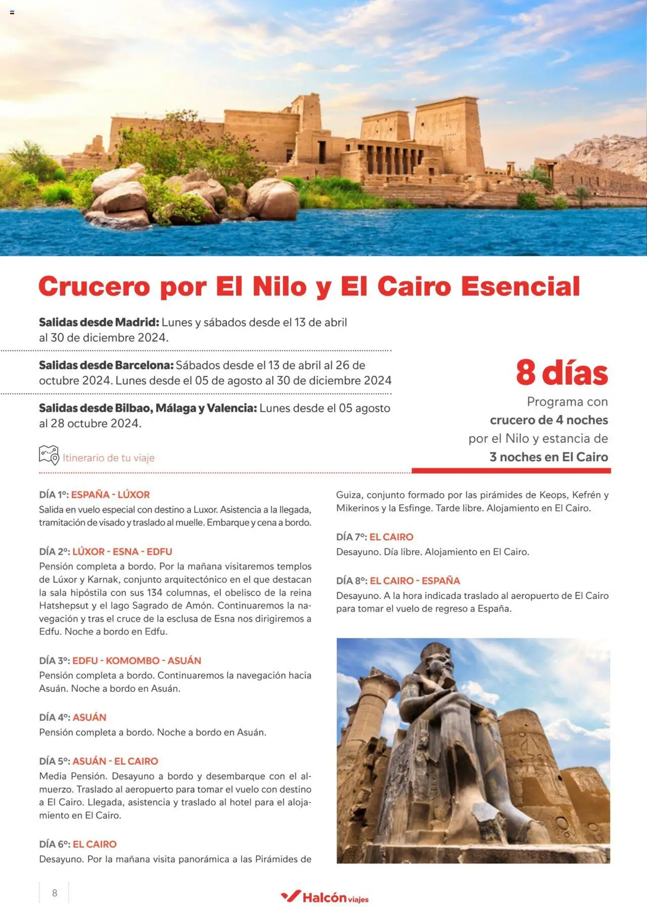 Halcón Viajes Egipto - Página de 8 - Válido desde 15/04/2024