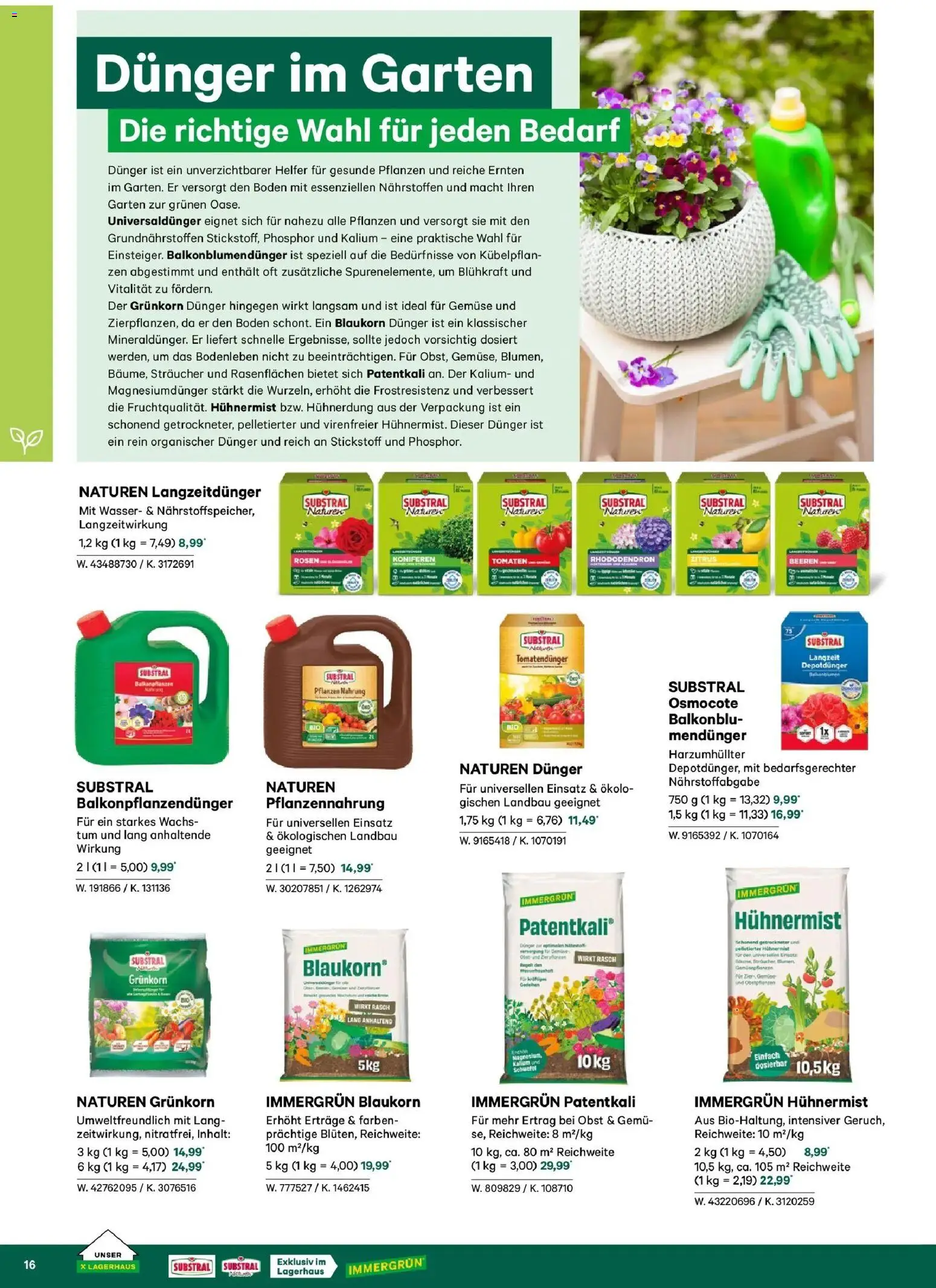 Lagerhaus Garten & Freizeit Katalog 2026 - Wien, Innsbruck - page 16- valid from 01.03.2026