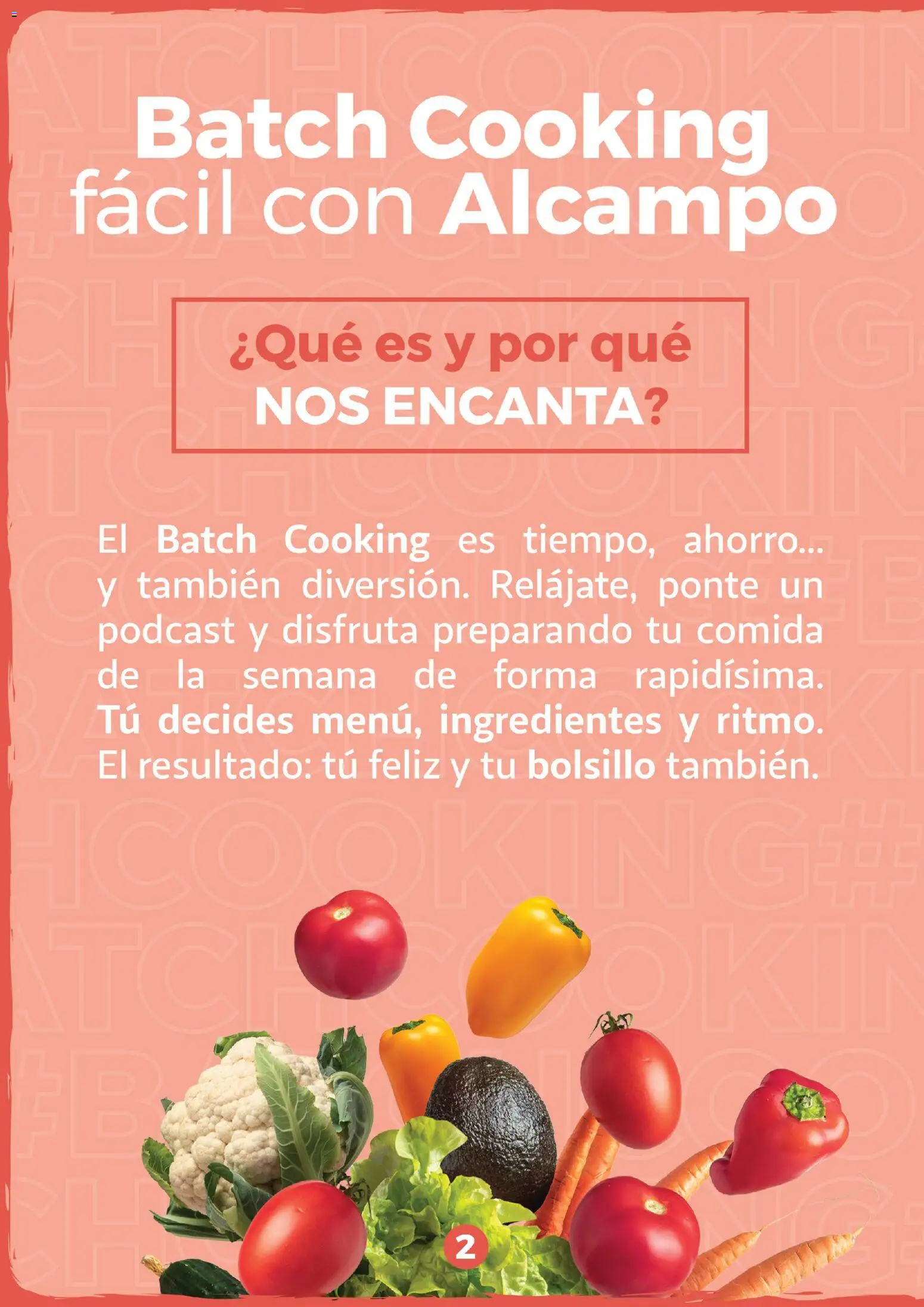 Alcampo - Batchcooking 2026 - Página de 2 - Válido desde 15/01/2026