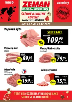 Náhled Prodejny Zeman leták platný od 15.12.2025