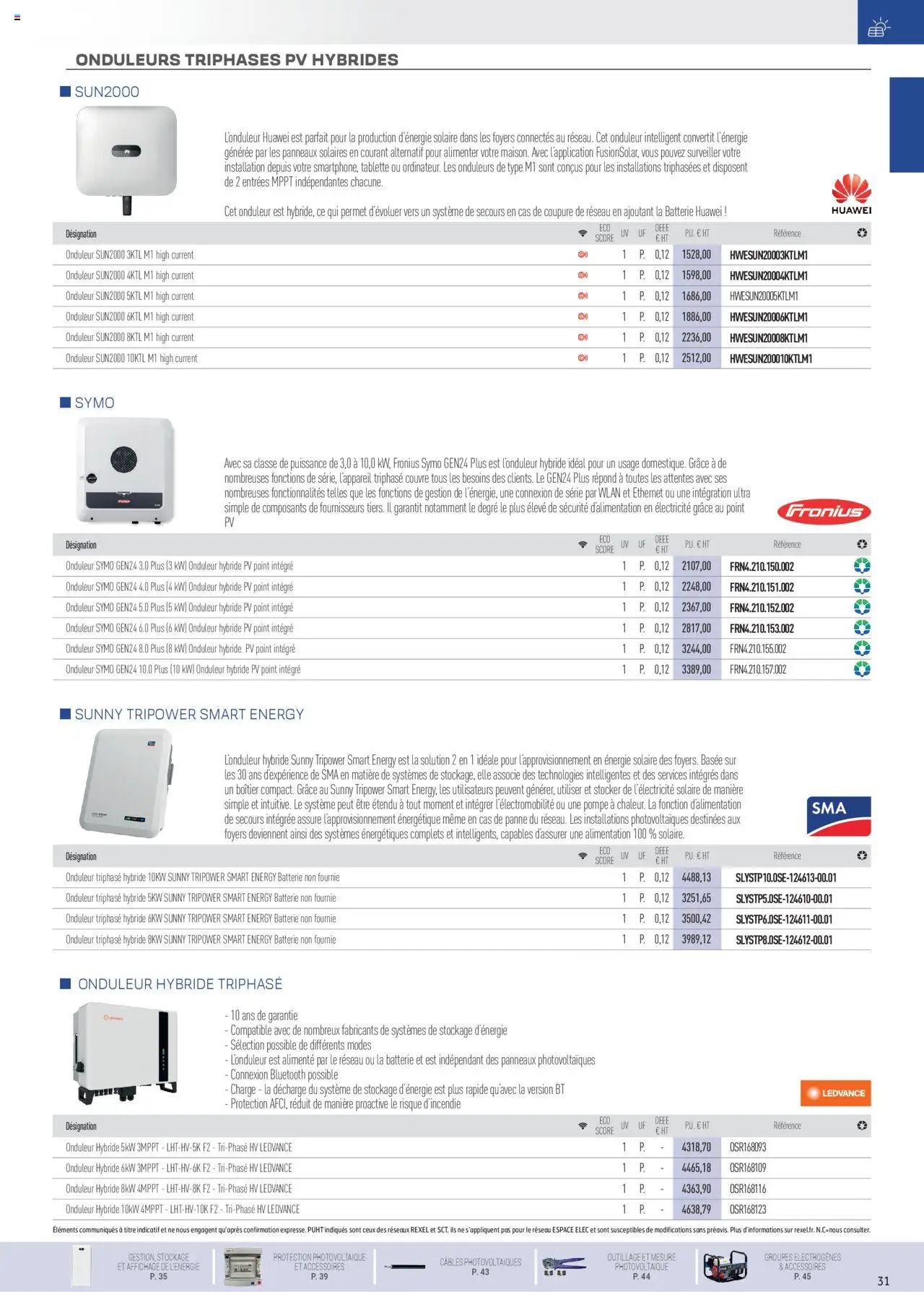 Rexel - Production D´Énergie Photovoltaique - page 15 - valable à partir du 16/07/2025