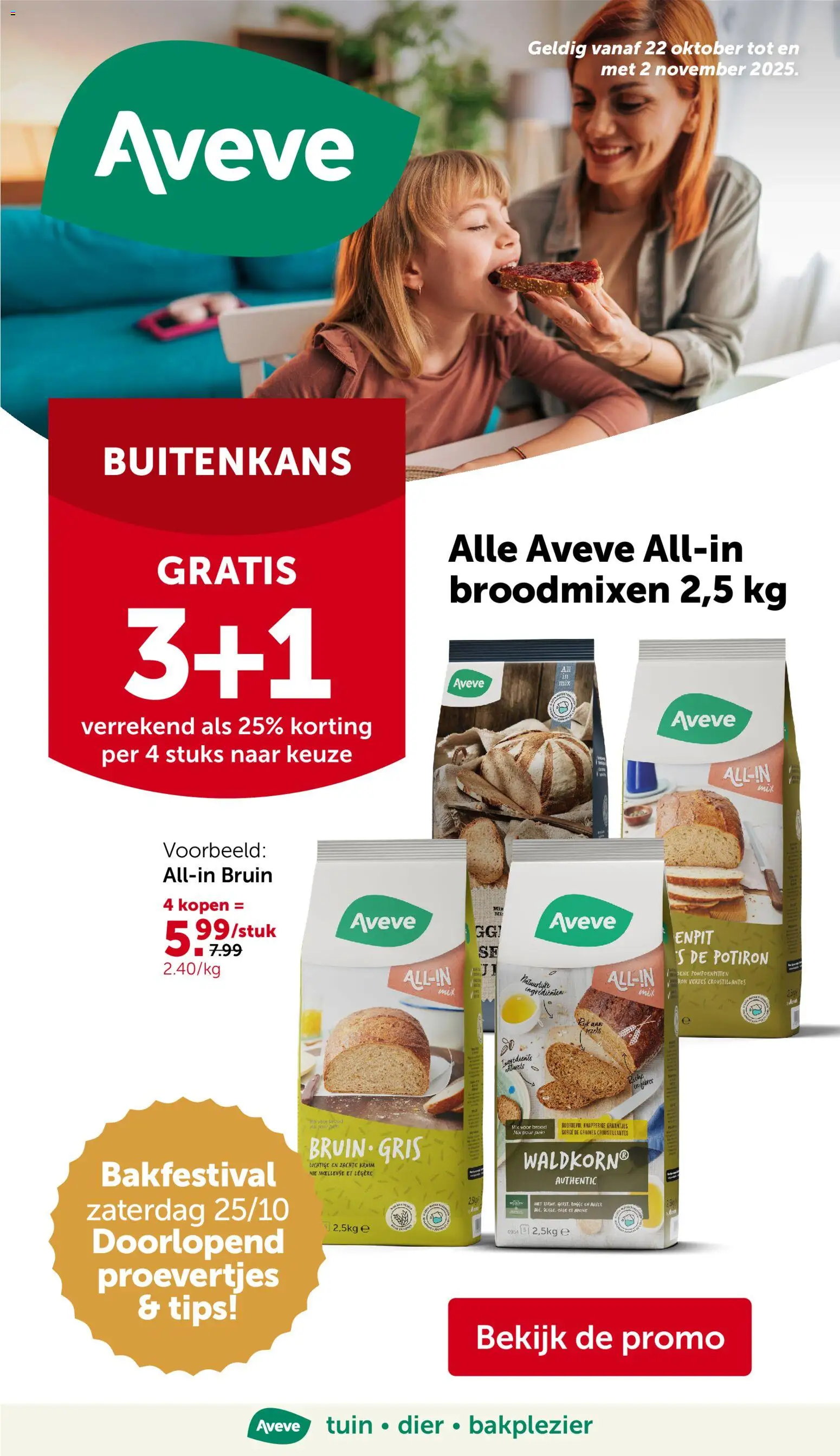 Aveve folder - pagina 1- geldig vanaf 22/10/2025