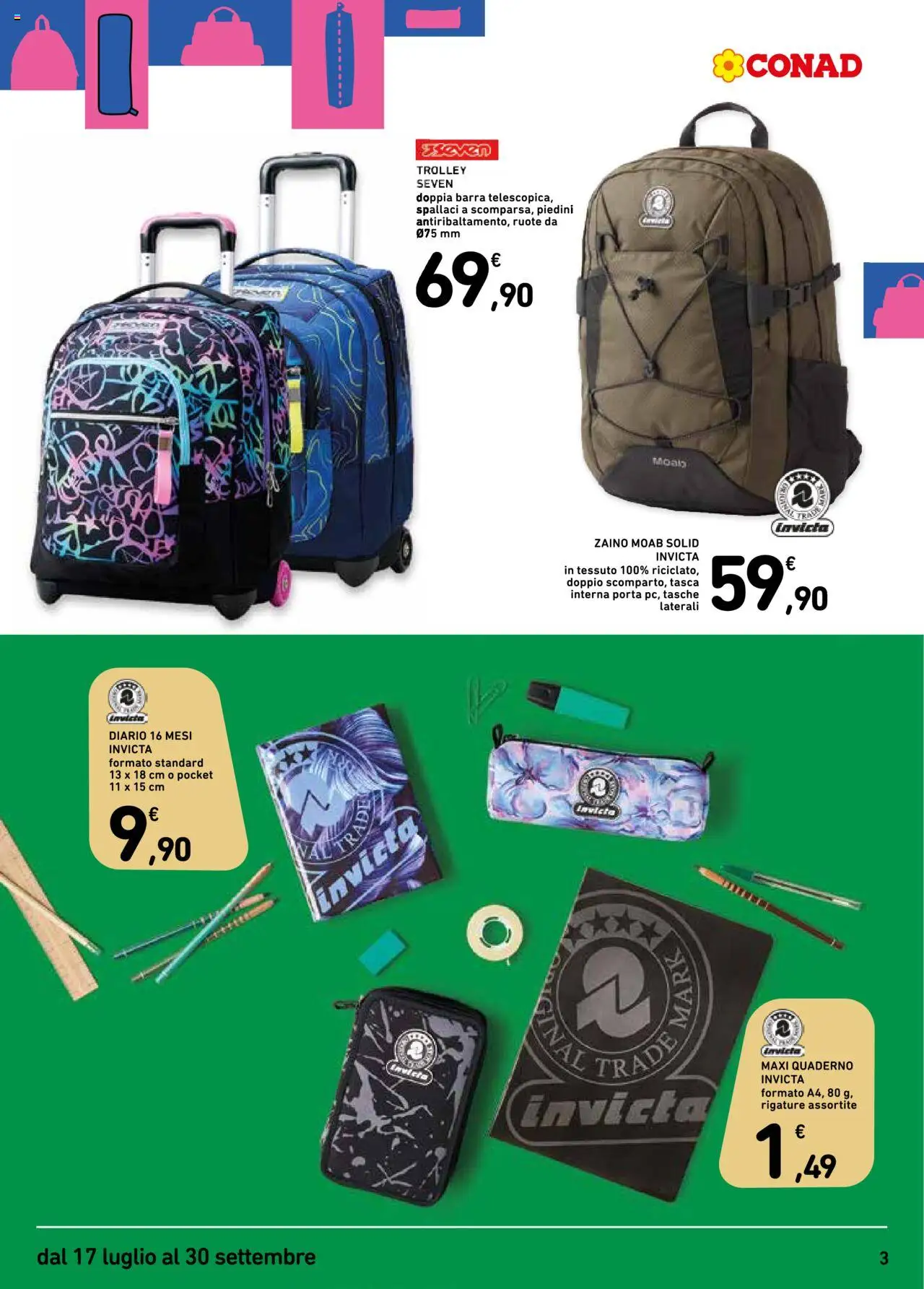 Conad Scuola catalogo - pagina 3 - valido dal 17/07/2025