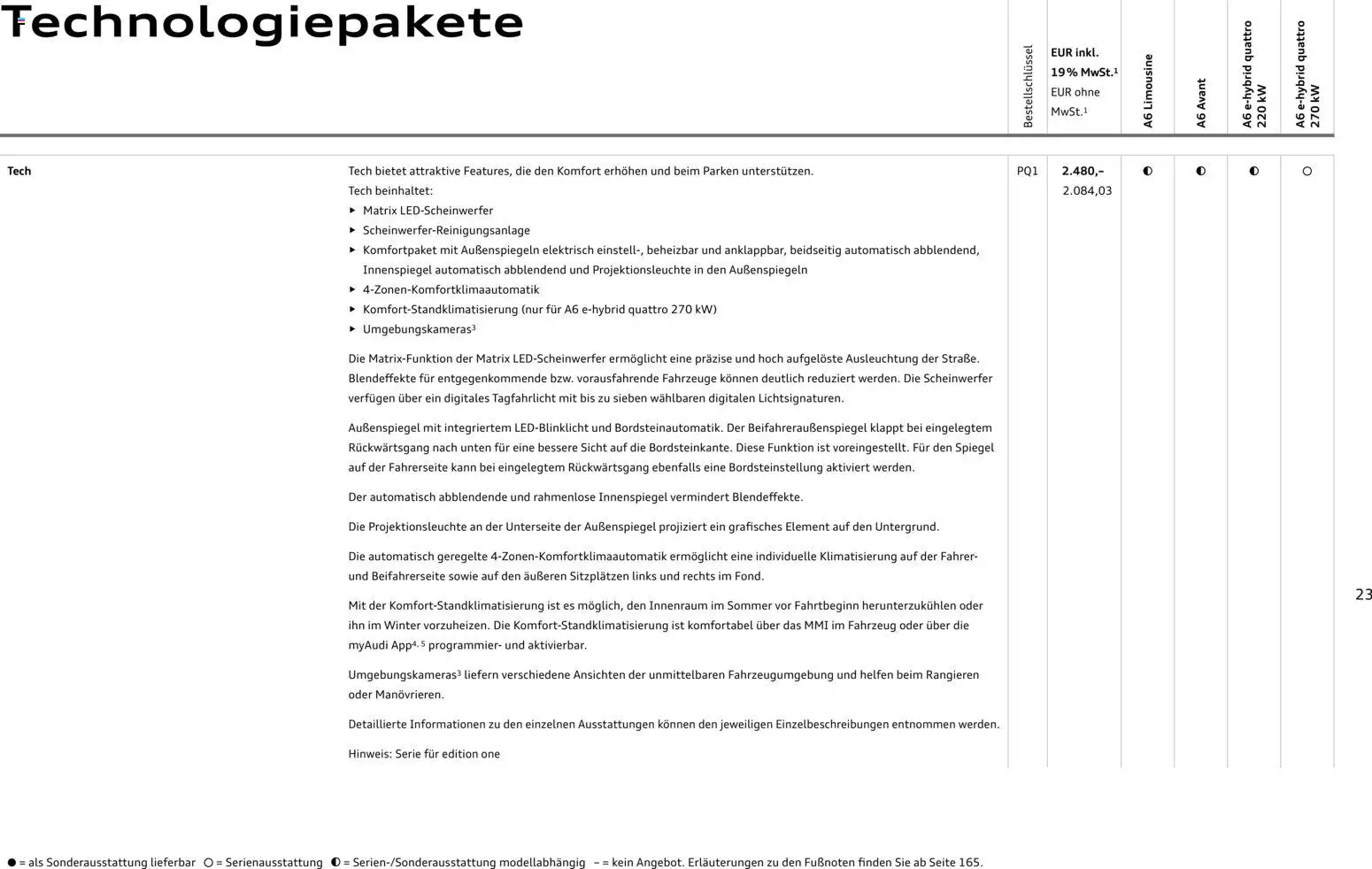 Audi A6 - Seite 23 - gültig ab 28.10.2025