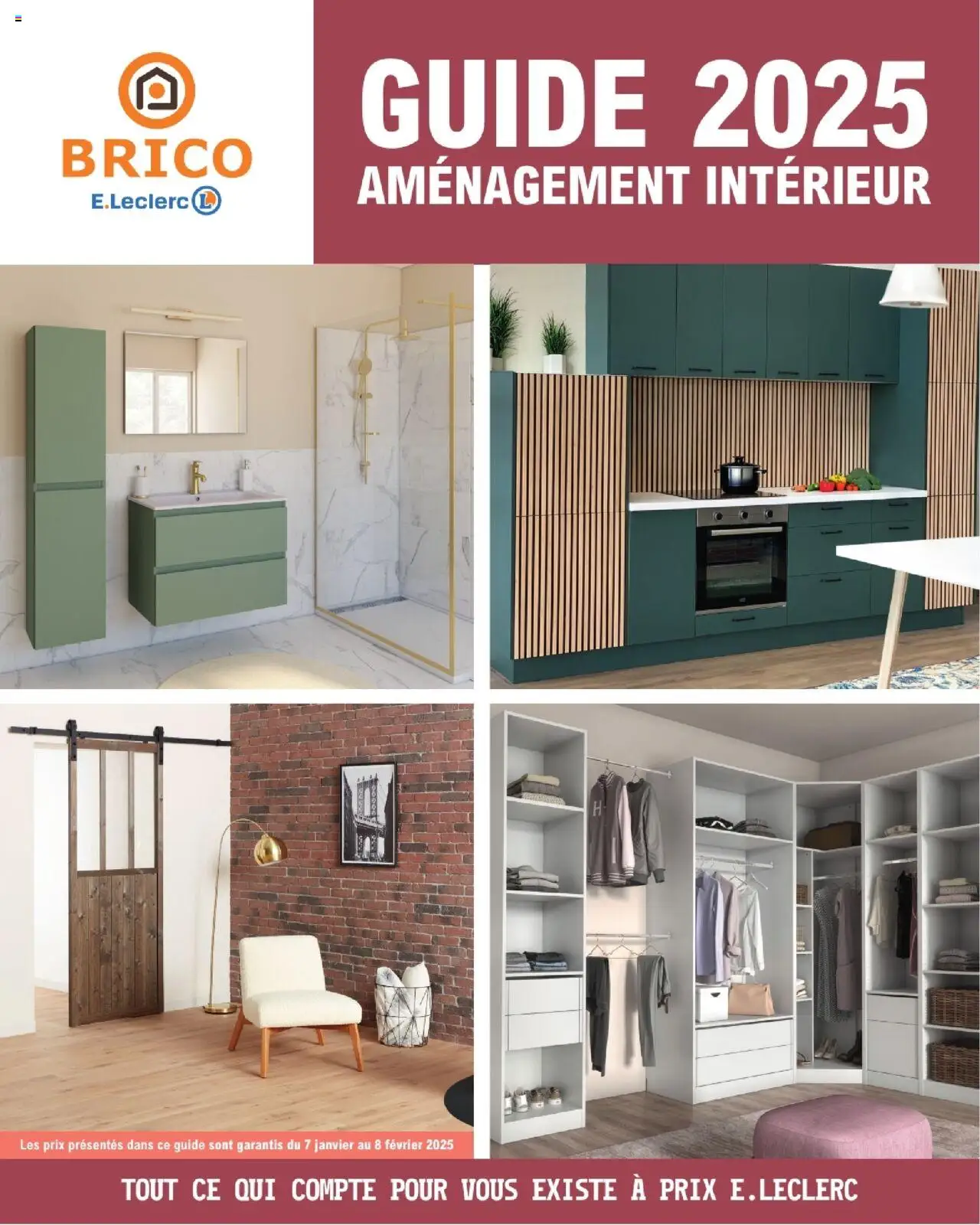 Brico E.Leclerc Guide aménagement intérieur - page 1 - valable à partir du 07/01/2025