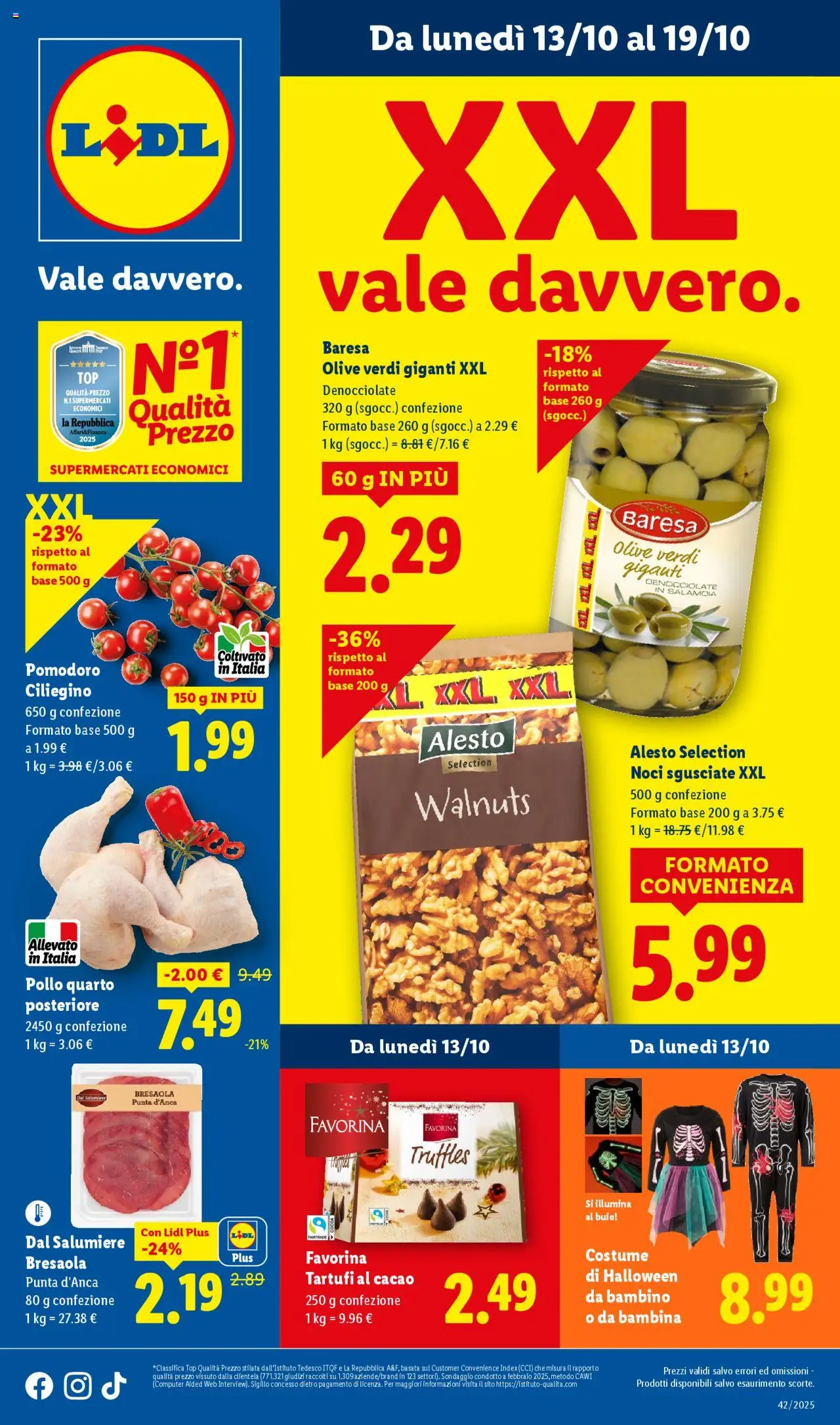 Volantino Lidl	 - pagina 1 - valido dal 13/10/2025
