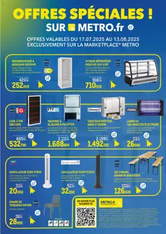 Aperçu METRO - Offres Spéciales - Exclusivités Marketplace valable à partir du 17/07/2025