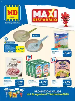 Anteprima Volantino MD Discount	 valida dal 26/08/2025