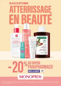 Aperçu Monoprix - Guide parapharmacie valable à partir du 09/09/2025