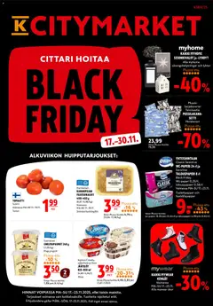 Esikatselu K-Citymarket - Black Friday voimassa alkaen 17/11/2025
