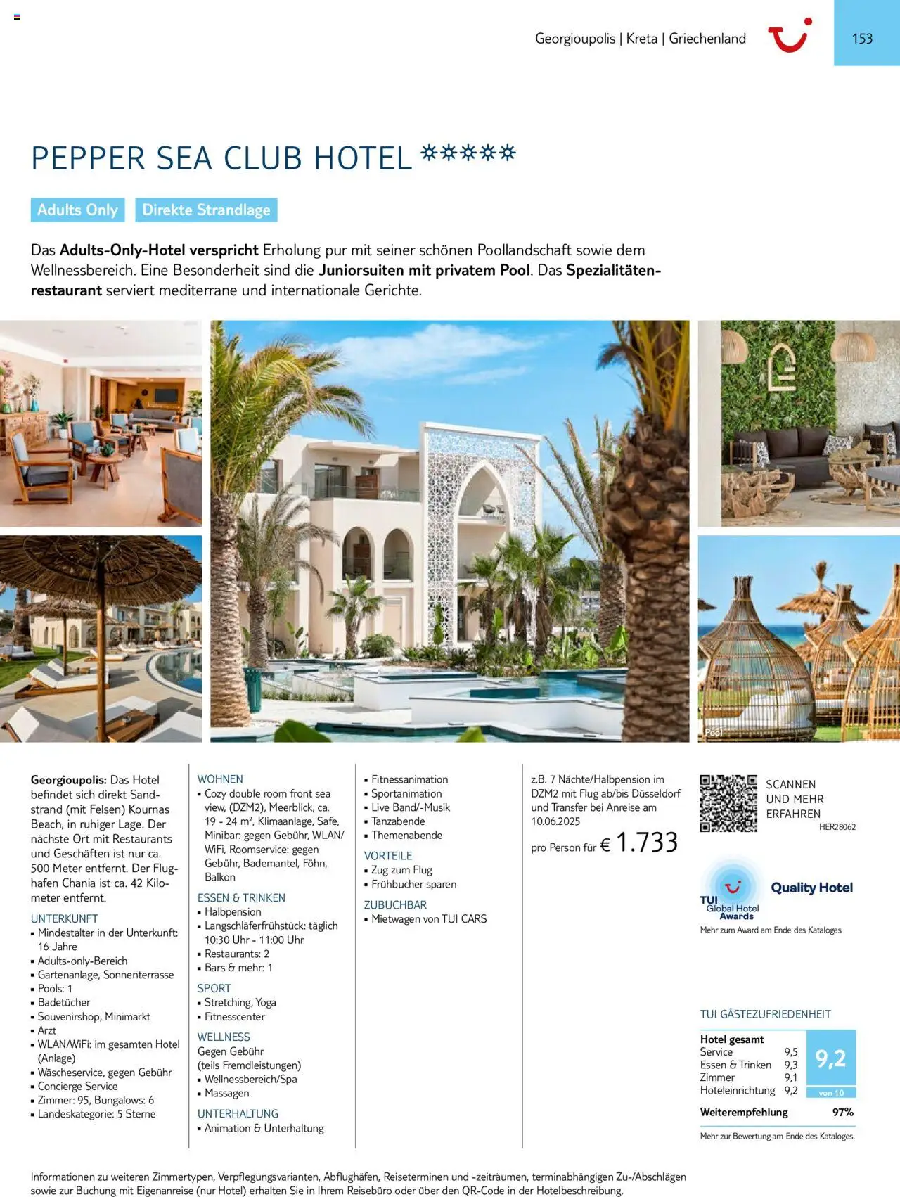 TUI  Südeuropa & Nordafrika 2025/26 - Seite 153 - gültig ab 01.01.2025