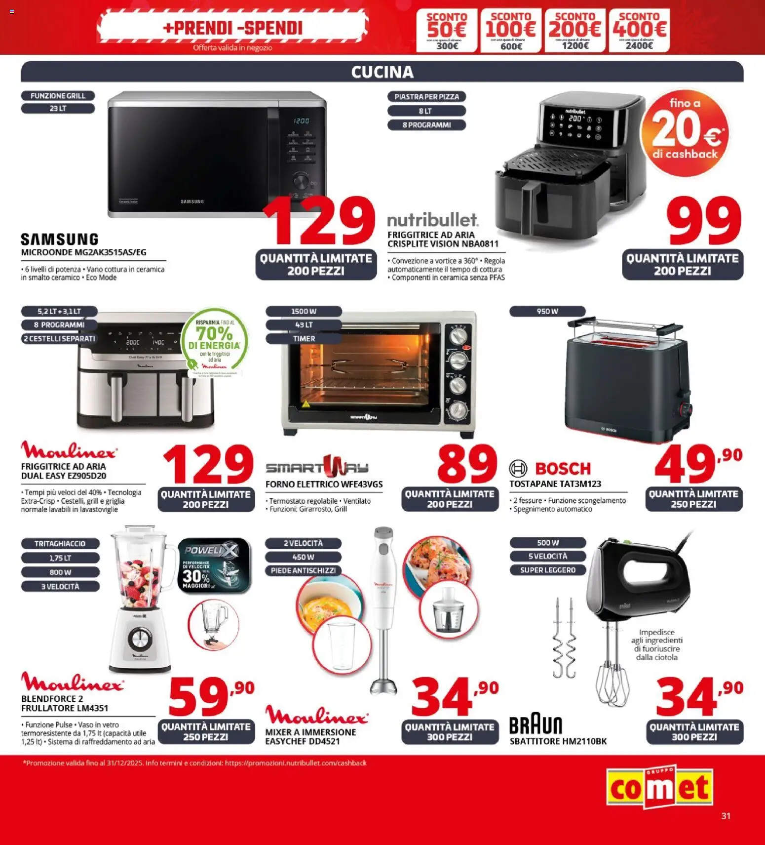 Volantino Comet	 - pagina 31 - valido dal 03/12/2025