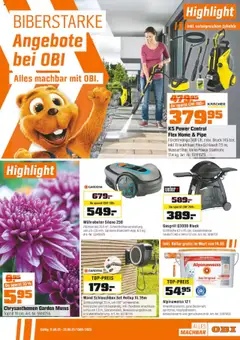 Vorschau OBI Aktionen gültig ab 11.08.2025