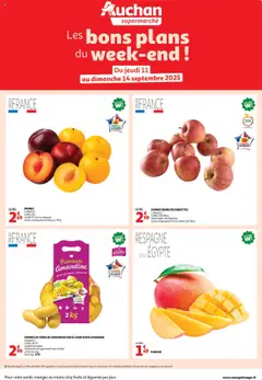 Auchan - Les bons plans du week-end dans votre super ! geldig vanaf 11/09/2025