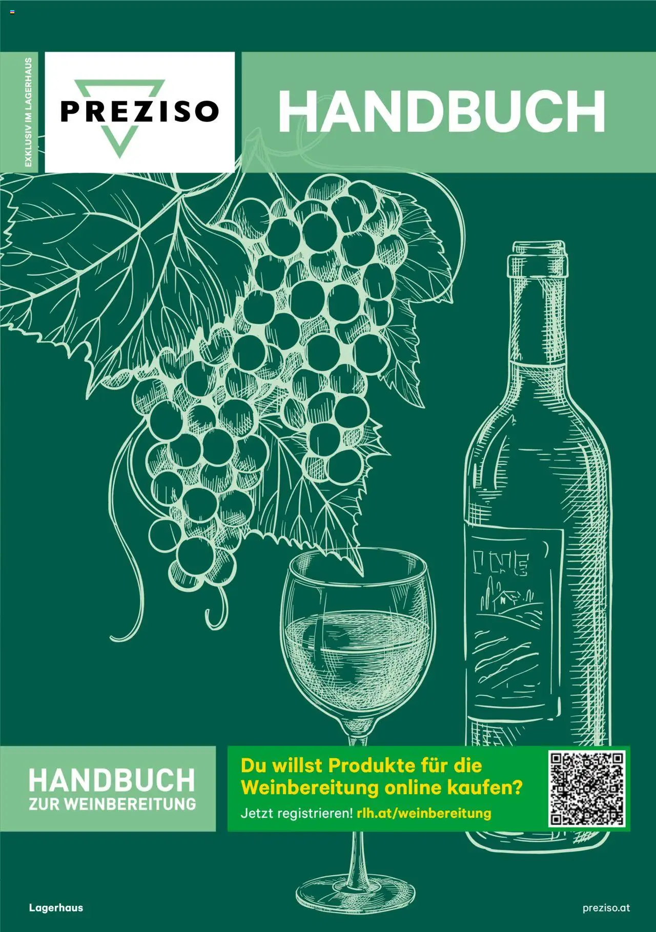 Lagerhaus Preziso Handbuch  - Seite 1- gültig ab 21.07.2025
