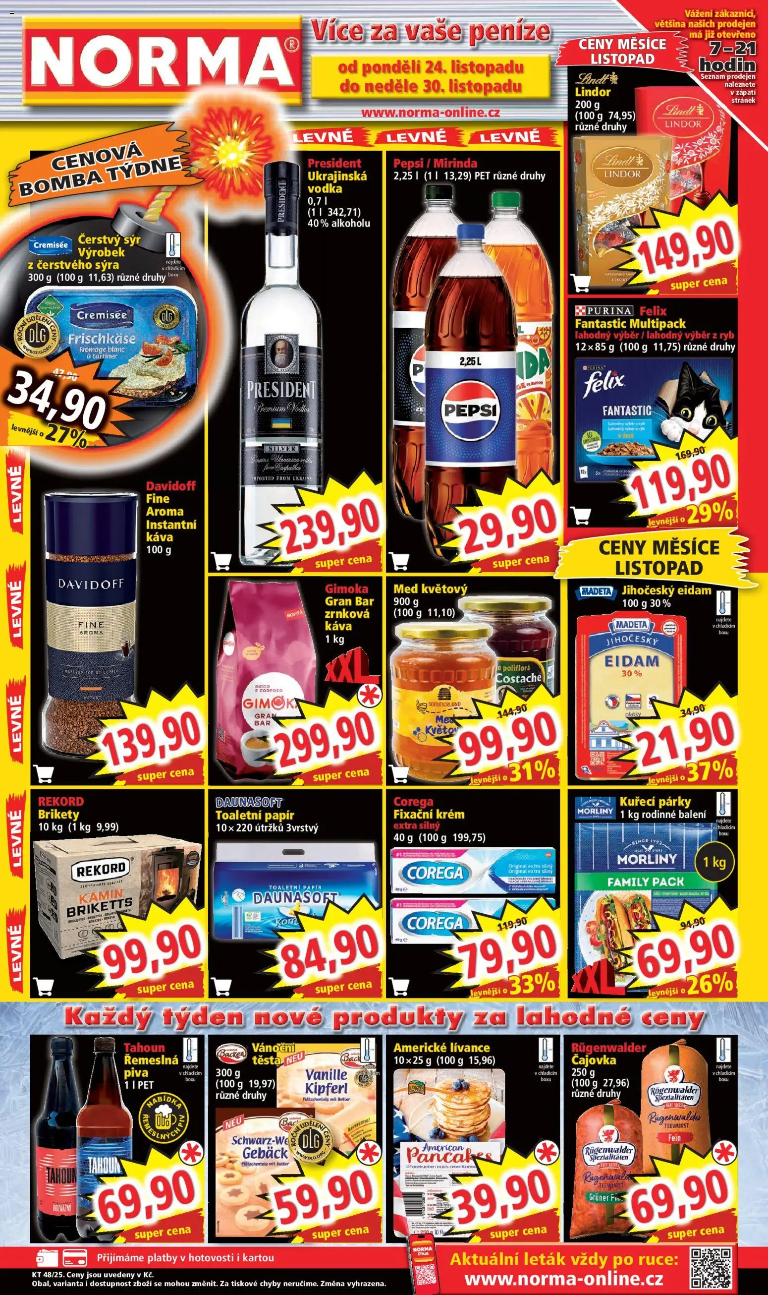 Norma leták - strana 1- platný od 24.11.2025