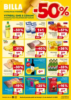 Billa leták platný od 03.09.2025