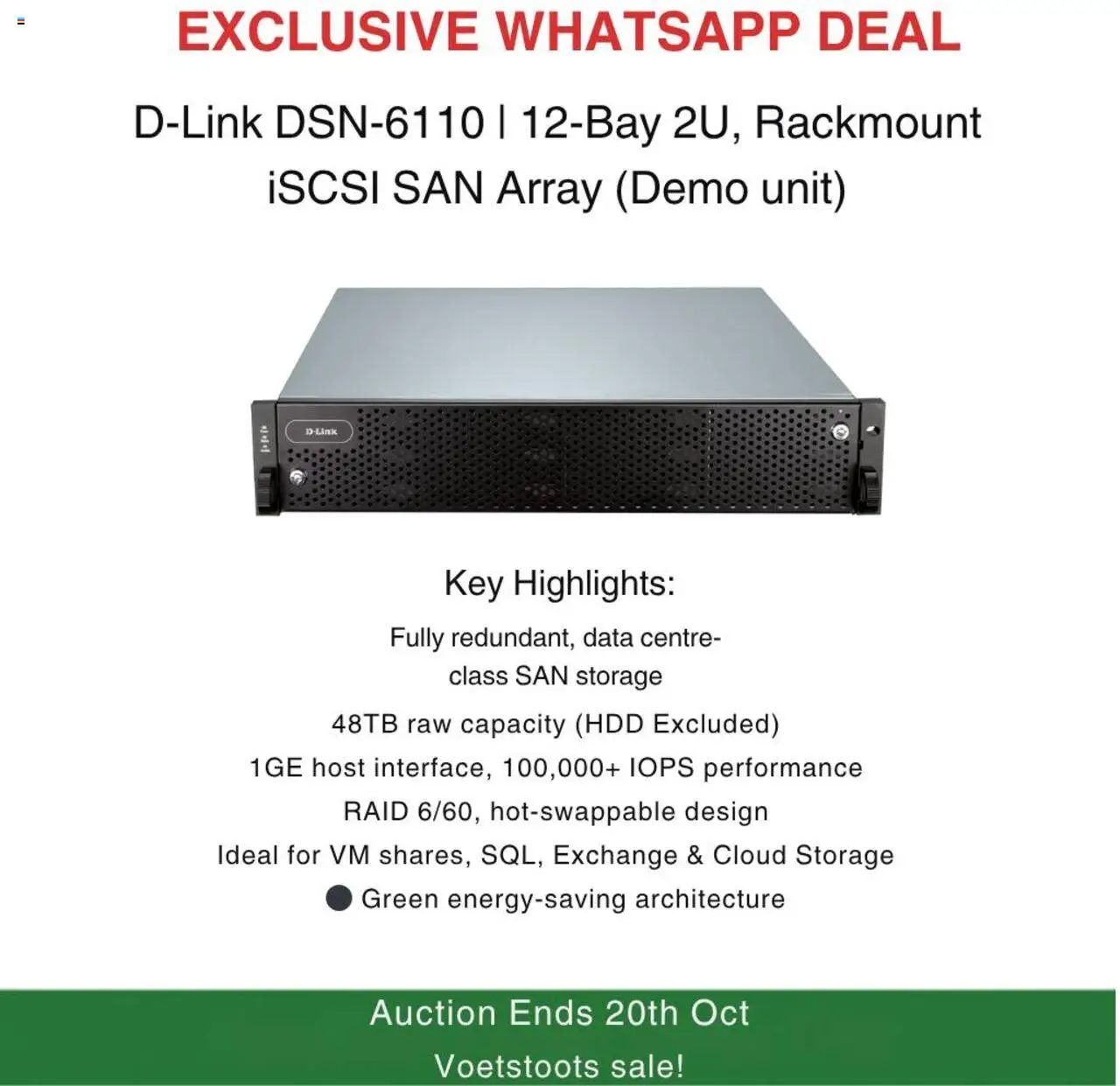 Matrix Warehouse Exclusive Deal - page 1- valid from 13/10/2025