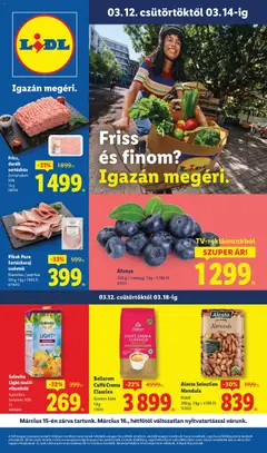 Előnézet Lidl akciós újság érvényes 2026.03.12.-tól